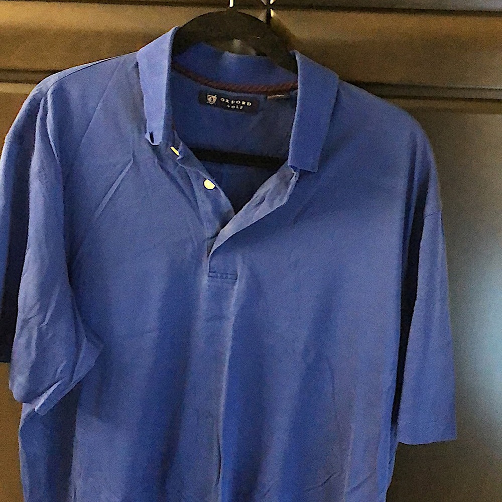 Oxford Golf 100% cotton polo short sleeve shirt